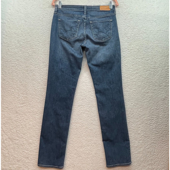 Big Star 1974 Jeans Womens 27 Blue Kate Straight Leg Denim Medium Wash Stretch - Picture 2 of 12